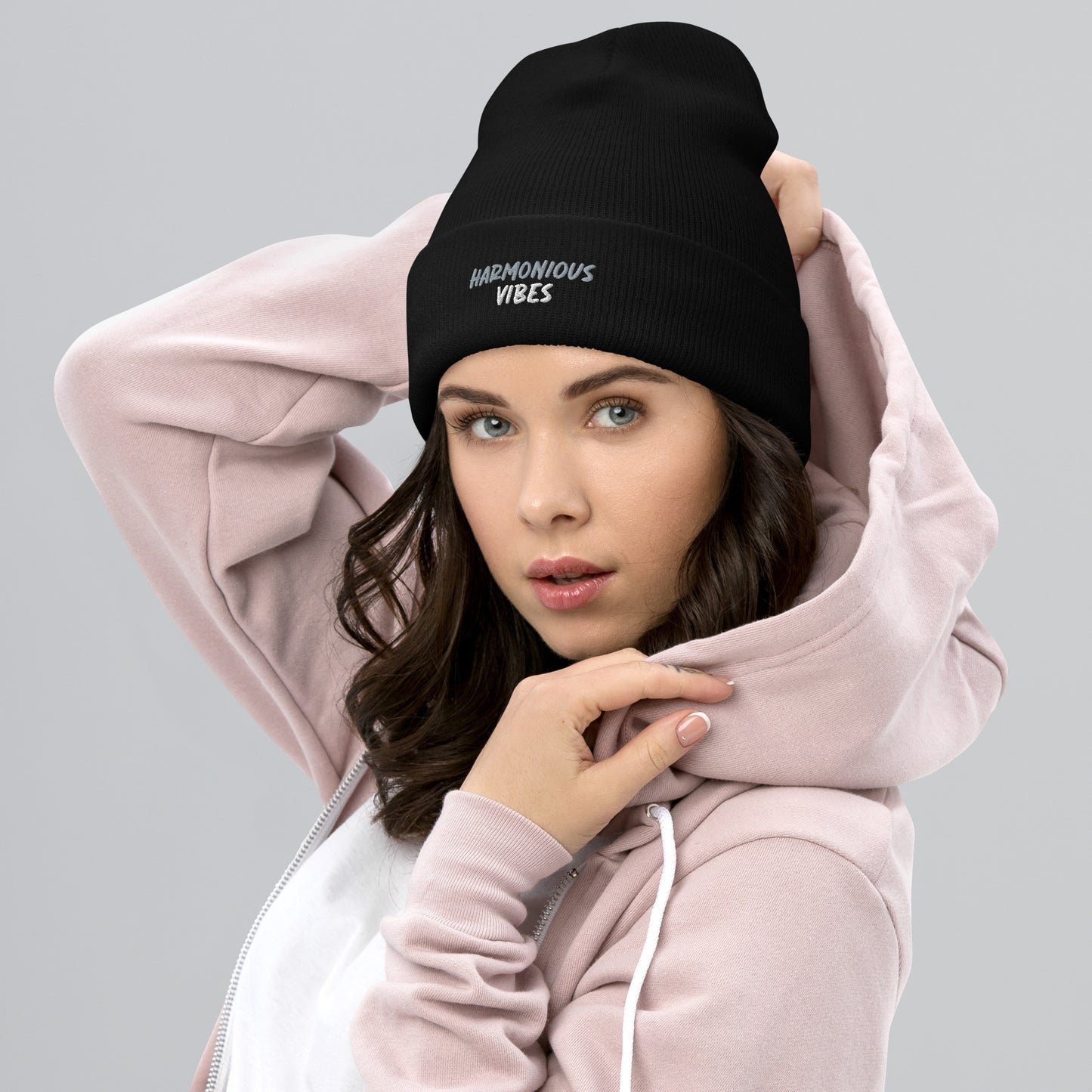 "HARMONIOUS VIBES" Beanie