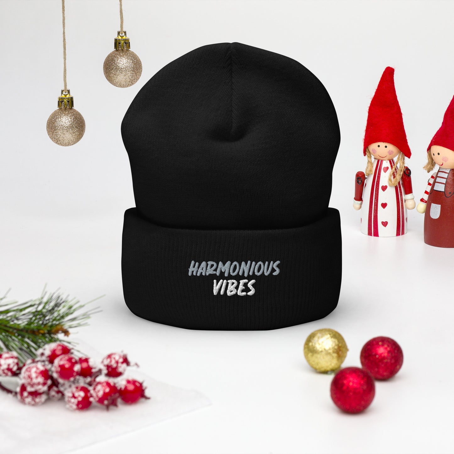 "HARMONIOUS VIBES" Beanie