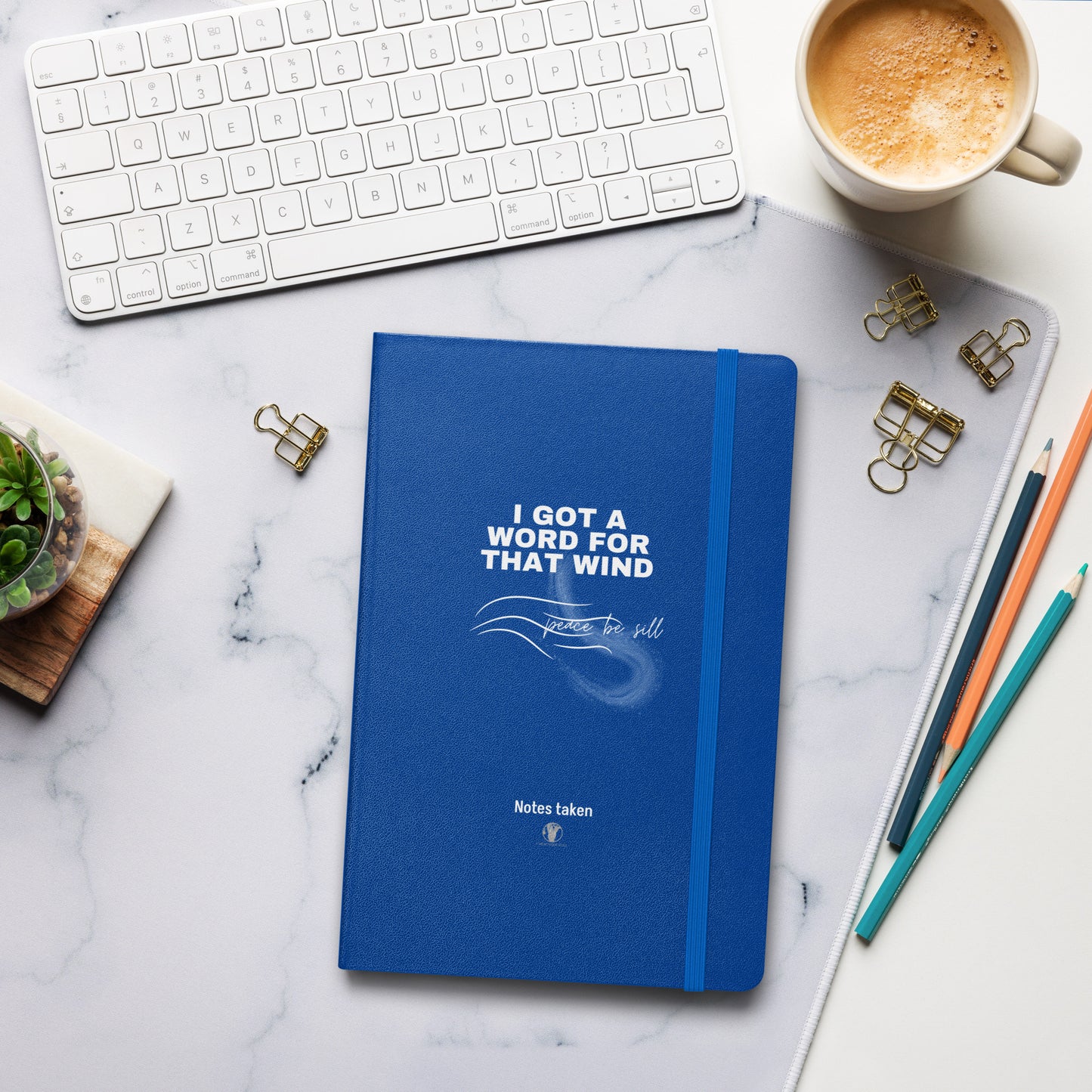 "I GOT A WORD for THAT WIND" Hardcover notebook