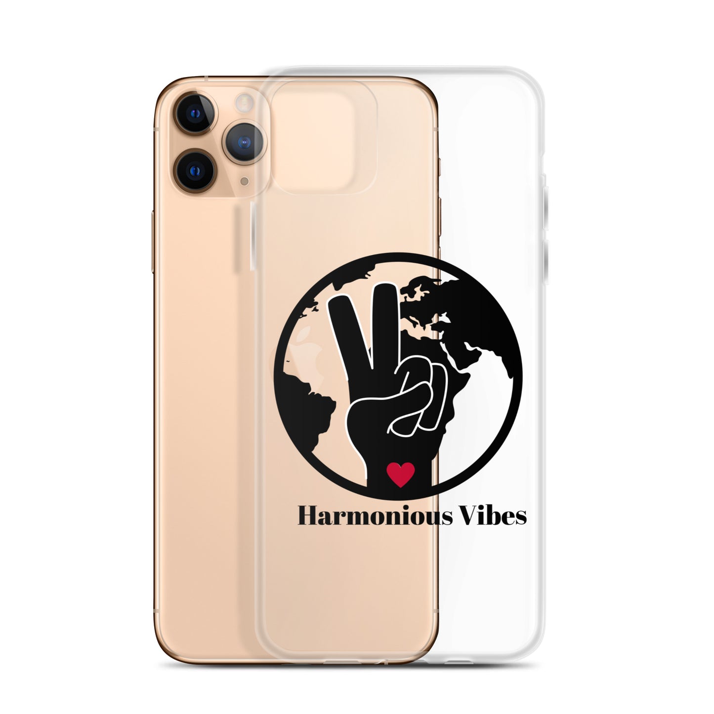 HARMONIOUS VIBES Clear Case for iPhone®