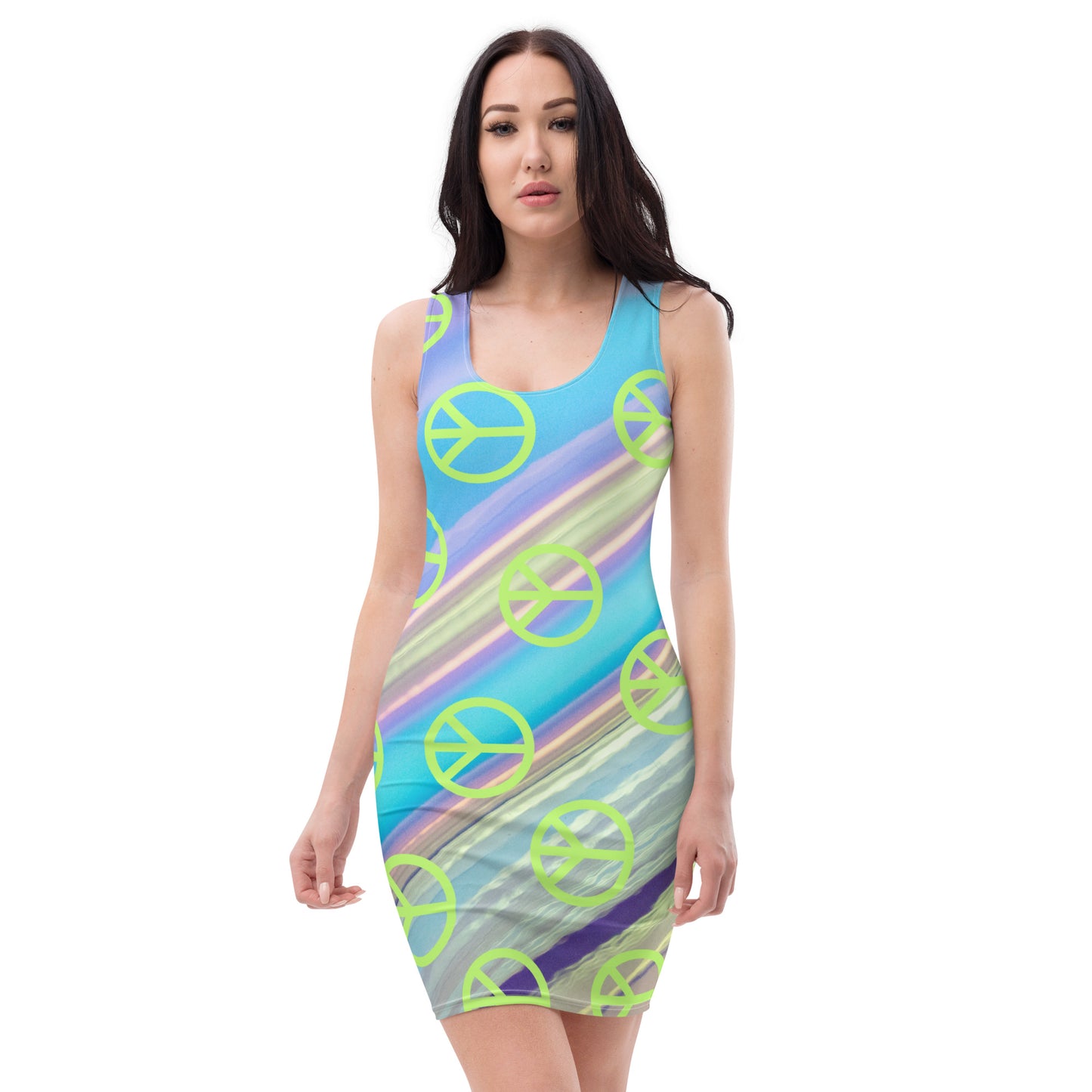 PEACE VIBES Bodycon dress