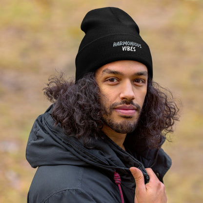 "HARMONIOUS VIBES"  Beanie