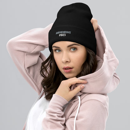 "HARMONIOUS VIBES"  Beanie