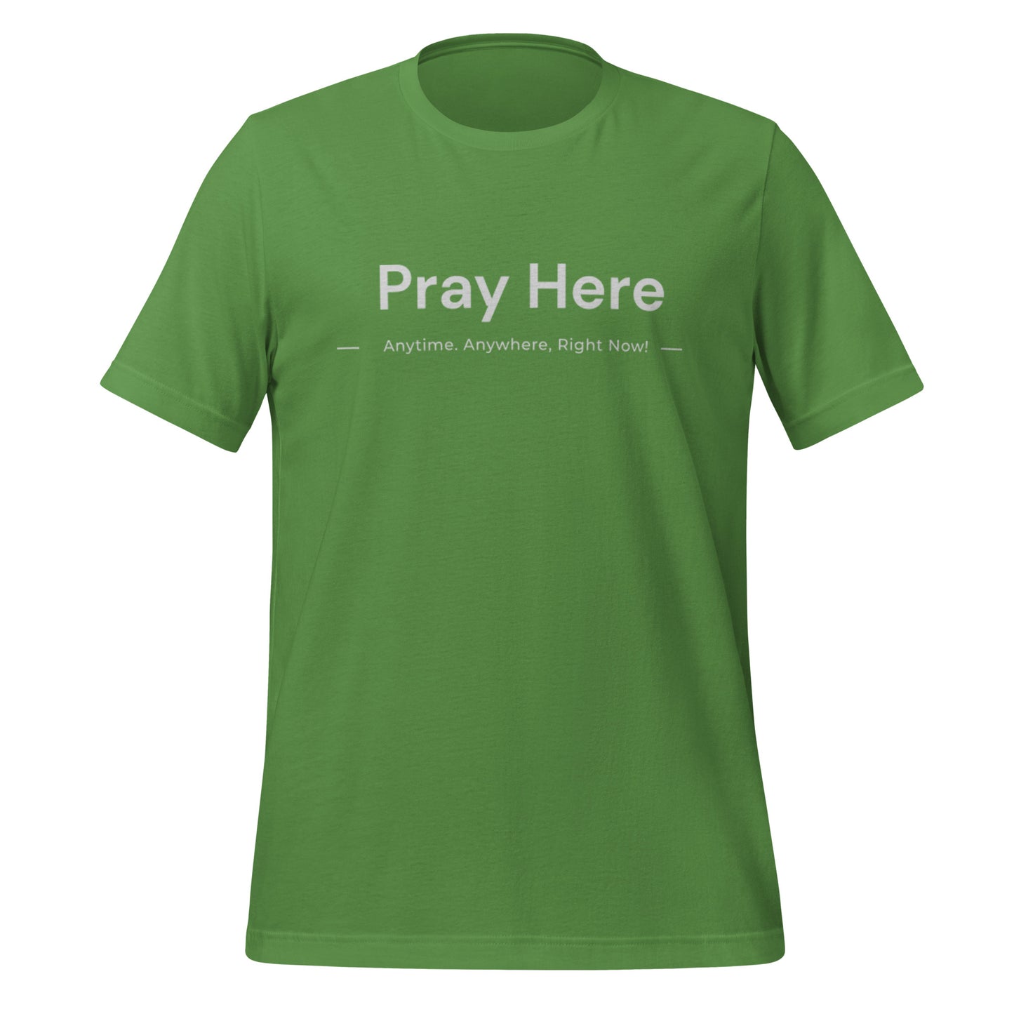 "PRAY HERE" Unisex t-shirt