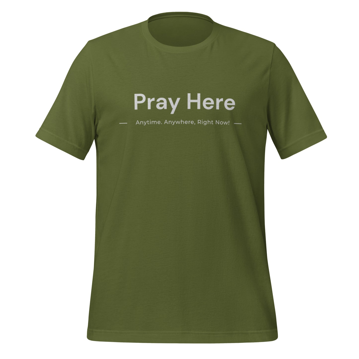 "PRAY HERE" Unisex t-shirt
