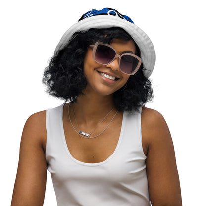 "HARMONIOUS FISHERMAN" Reversible bucket hat