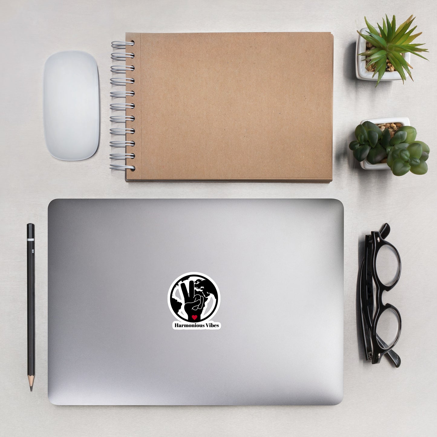 Harmonious Vibes LOGO Stickers