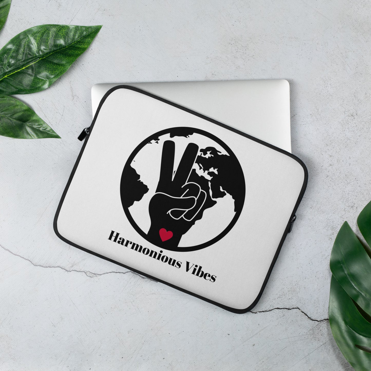 HARMONIOUS VIBES LOGO Laptop Sleeve