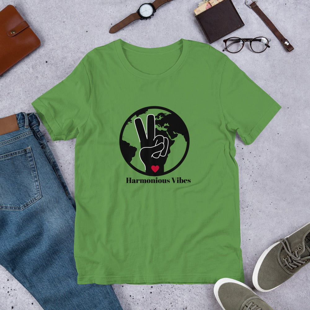 HARMONIOUS VIBES LOGO Unisex Tee