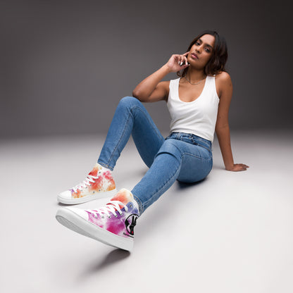 "HARMONIOUS MULTI VIBES 10" Women’s high top