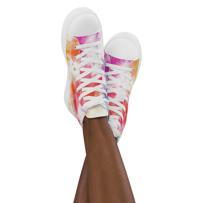 "HARMONIOUS MULTI VIBES 10" Women’s high top
