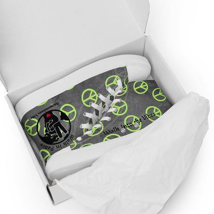 " PEACE VIBES" Women’s high top